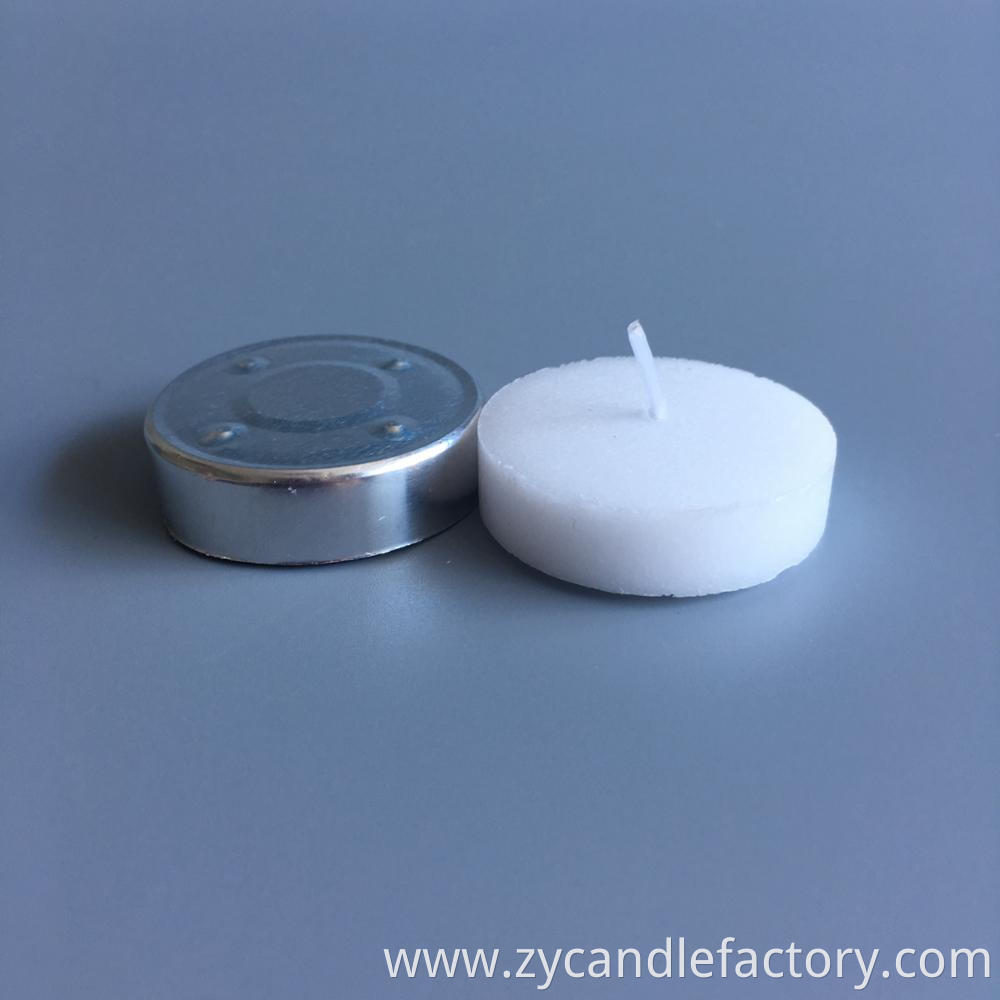 white tealight candle wax 